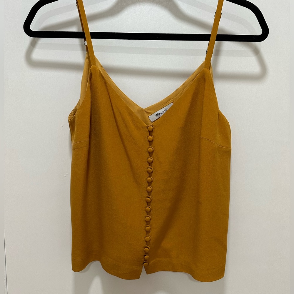 Golden/yellow Silk camisole